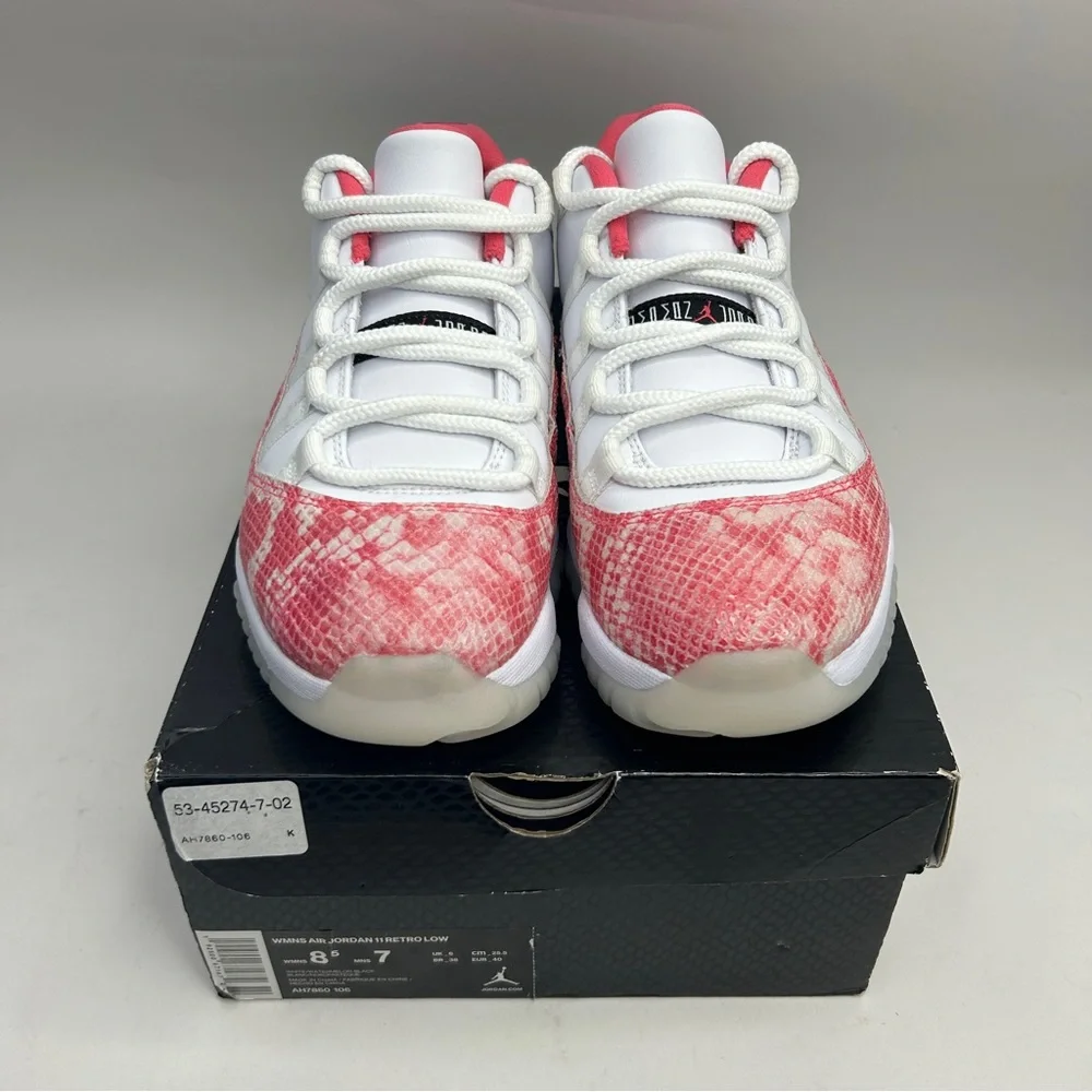 Nike Air Jordan 11 Retro Low WMNS “Pink Snakeskin” 2023 - Picture 2 of 7